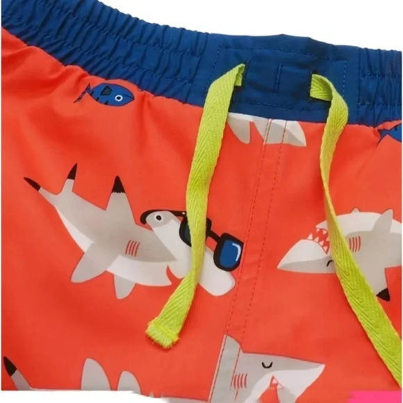 Boys Shark Print‎ Swim Suit New Size 10 - Picture 3 of 4